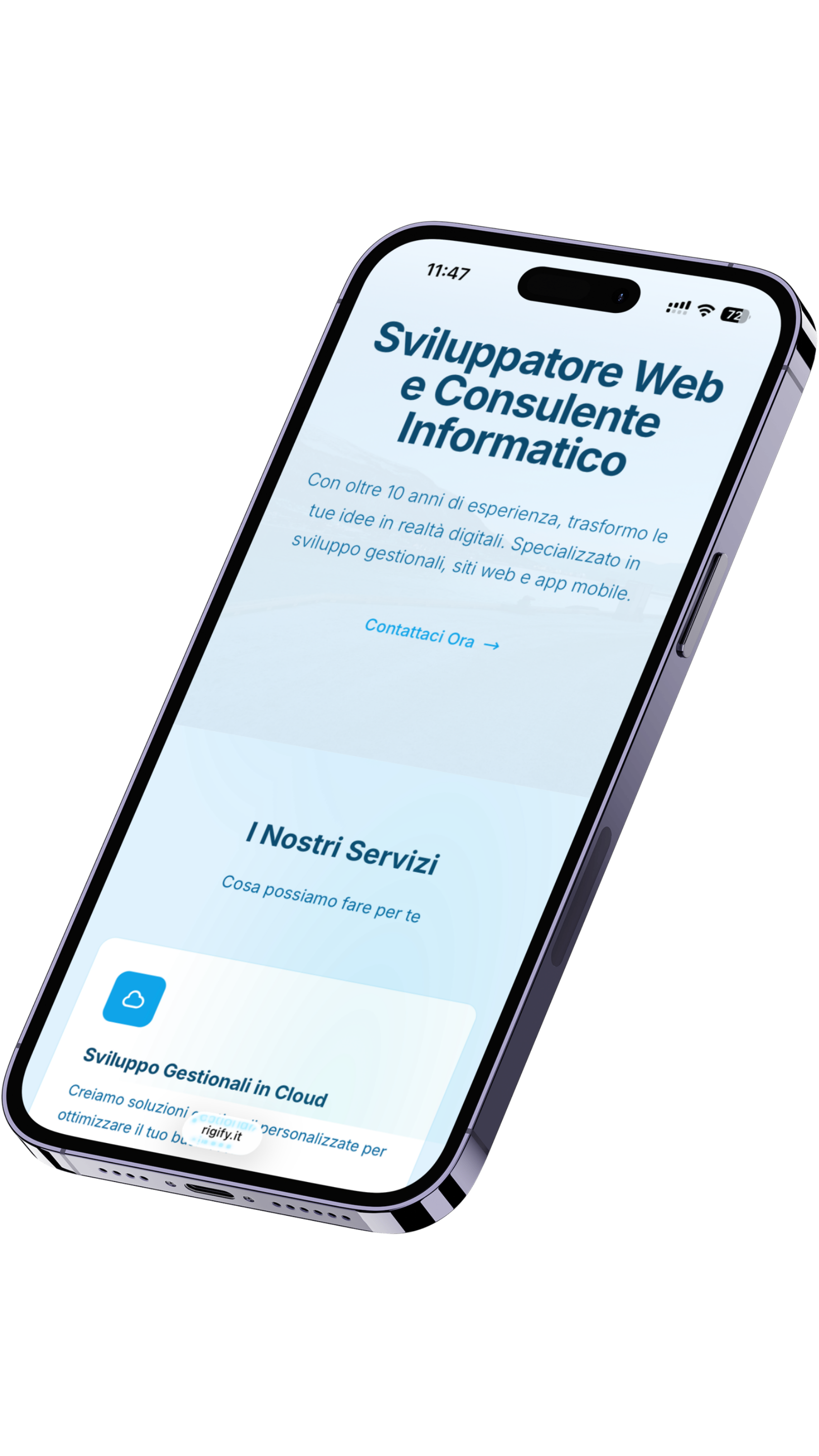 Sito Web Mockup